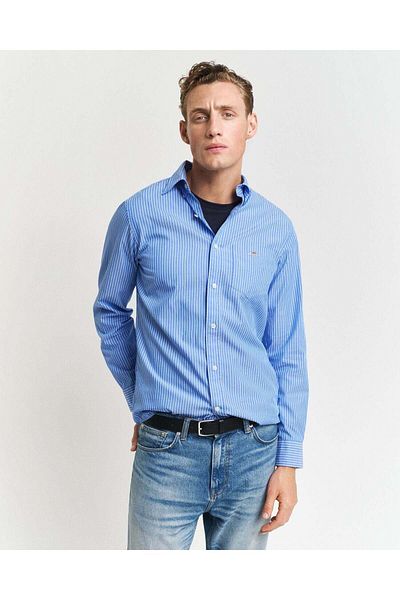 Gant Reg Classic Poplin Stripe Shirt