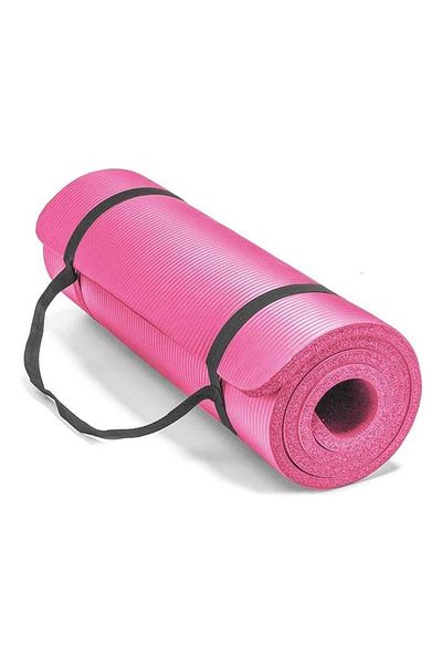 Primo Plus Mega Primo Plus Extra Thick Yoga Mat with Carry Strap 10 mm Pink