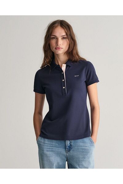 Gant Contrast Collared Piqué Polo Shirt