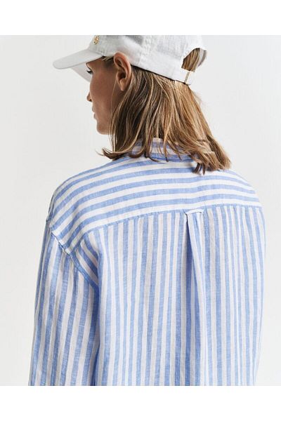 Gant Relaxed Fit Striped Linen Shirt