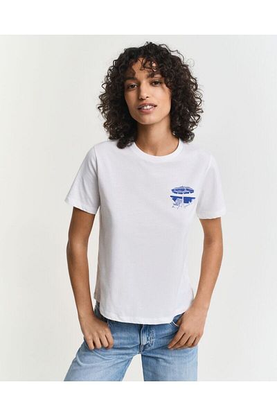 Gant تي شيرت عادي برسومات SS