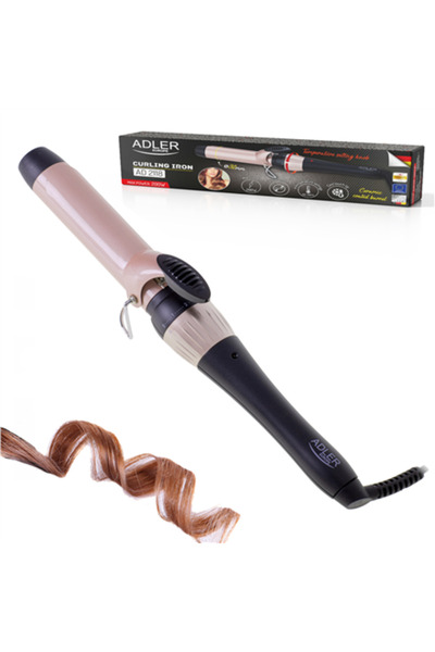 adler AD 2118 Curling Iron Black/Pink, Ceramic, 32mm