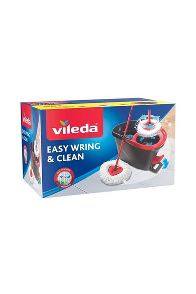 Vileda Easy Wring, Clean Spin Mop And Bucket Set With Foot Pedal, Telescopic Handle
