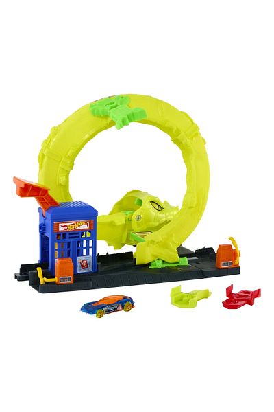 HOT WHEELS CITY PISTA THE SPIRAL ATTACK OF THE SNAKE