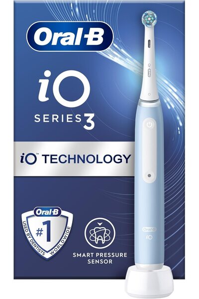 Oral-B iO3 electric toothbrush, ice blue
