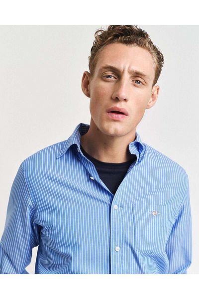 Gant Reg Classic Poplin Stripe Shirt