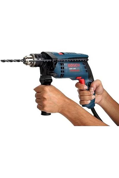 rexa GSB 13 RE Impact Drill with Carry Case – 650W, Blue/Black/Red, 180x266 mm
