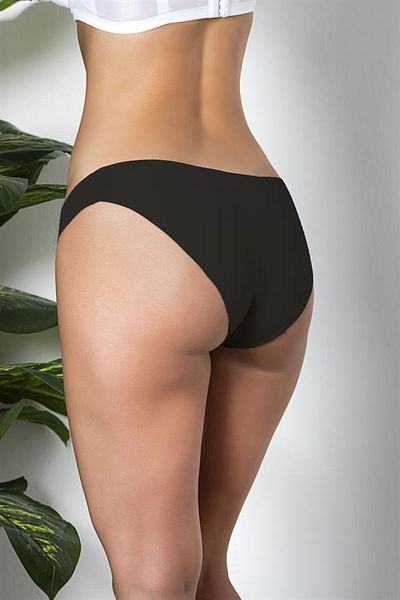 ALFA AKSESUAR 03 3-Piece Seamless, No Trace, Laser Cut, Slip Panties Black (Brf21261)