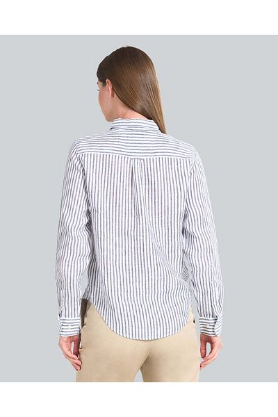 Gant Regular Fit Striped Linen Shirt