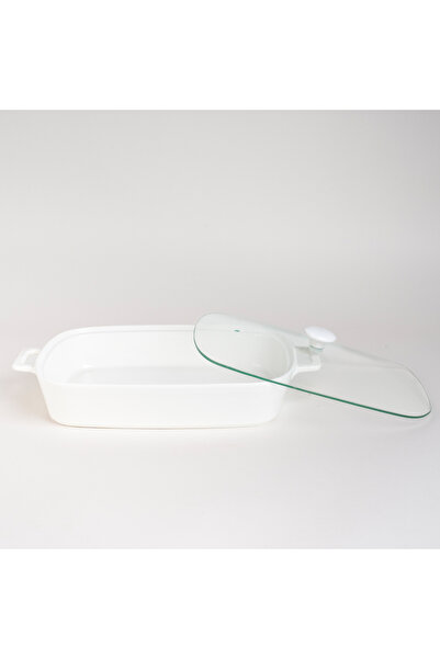 LA MESA Rectangle Casserole 17" With Lid And Sea