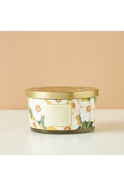 Scent.d London Scent.d Vanilla Fleur 3-Wick Jar Candle - 450 gms