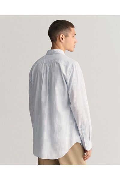 Gant Regular Fit Striped Poplin Shirt