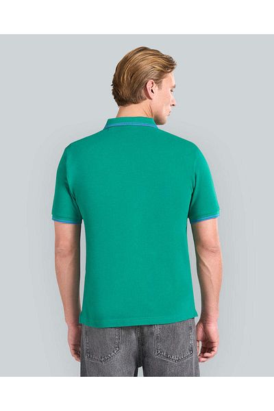 Gant CONTRAST TIPPING POLO FOR MEN (WHITE WITH NAVY ACCENTS)