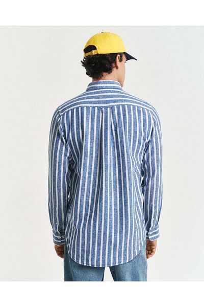 Gant REGULAR Fit Striped Cotton Linen Shirt