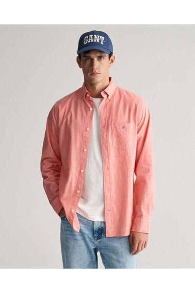 Gant Regular Fit Cotton Linen Shirt