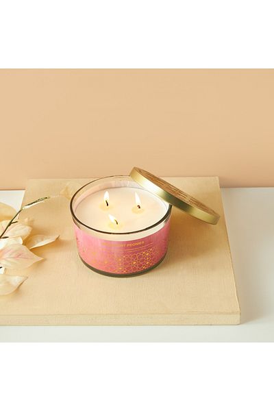 LPDP Scent.d Moonlight Peonies 3-Wick Jar Candle - 16 oz