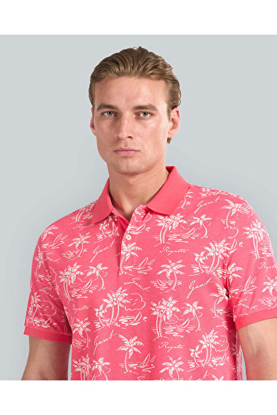 Gant Island Print Polo Shirt