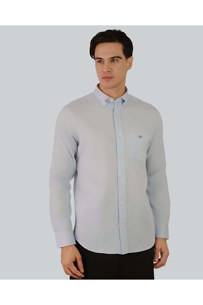 Gant Regular Fit Honeycomb Texture Shirt
