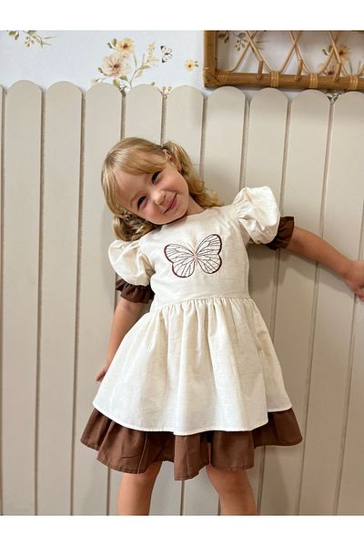 Alvadonna Girl's butterfly dress