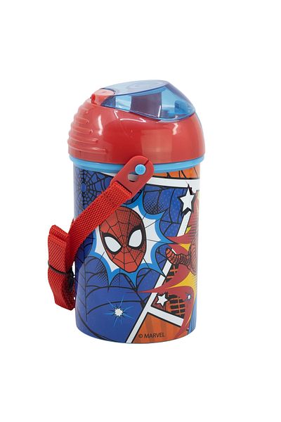 SPIDERMAN Children's water bottle, Plastic, 450 ml, Multicolor,