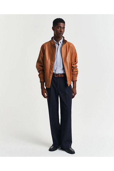 Gant Regular Fit Striped Short Sleeve Seersucker Shirt