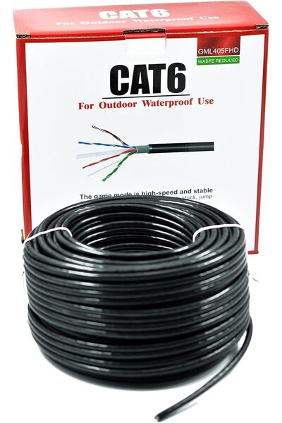 Smartlink CAT6 Waterproof Outdoor Cable (100M)