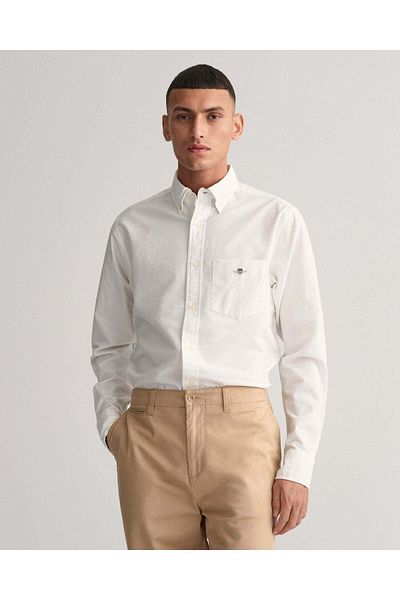 Gant قميص أكسفورد كلاسيكي بقصّة عادية