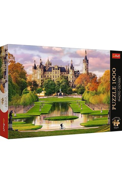 Trefl PUZZLE 1000 PREMIUM PLUS PHOTO ODYSSEY SCHWERIN CASTLE GERMANY