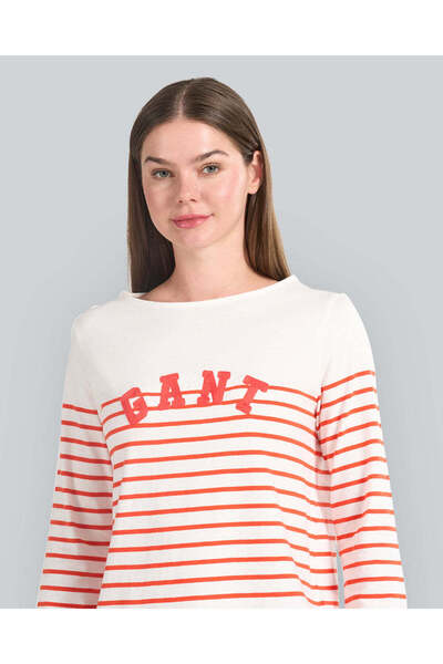 Gant Breton Striped Boat Neck T-Shirt