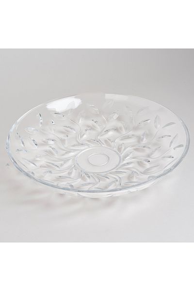 RCR glass Italian crystal decorative platter