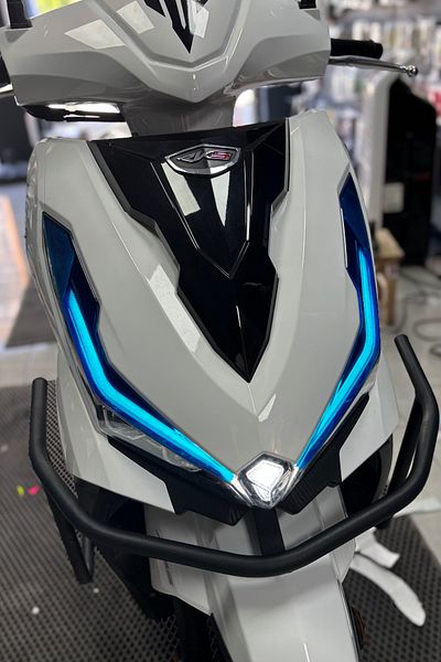 Banxtre Blue Color Headlight Design Foil Sticker for Rks Freccia