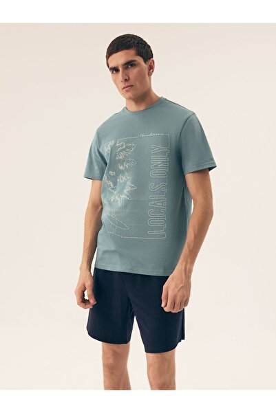 Henderson Pijama bărbătească modernă și minimalistă, cu imprimeu inspirat de ...