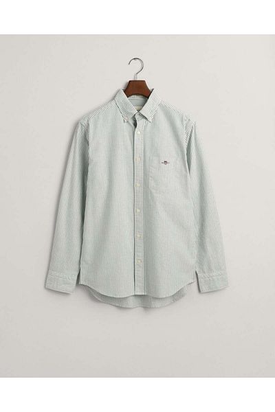 Gant Regular Fit Banker Stripe Oxford Shirt