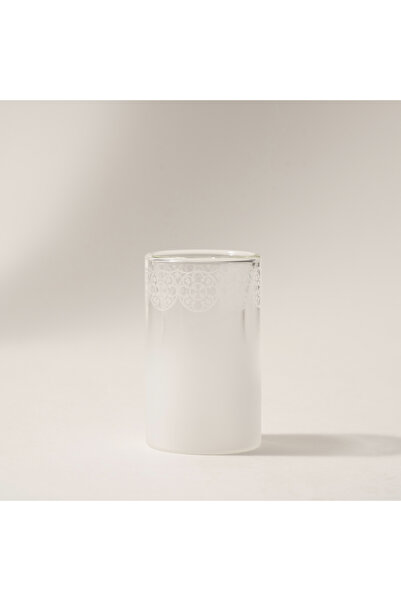 Dallaty tea set 12 pcs white frosted glass