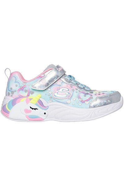 SKECHERS Tenisky S Lights-unicorn Dreams-hear, Vícebarevné, Dětské