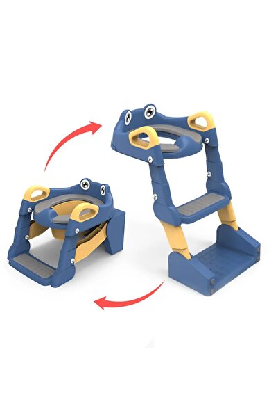 Little Mom Little Mom Blue multifunctional 2 in 1 baby reducer, foldable, PVC ring, with container