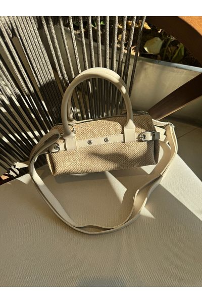 ALTUDA Women's Straw Patterned Cross Strap Shoulder Bag Gua