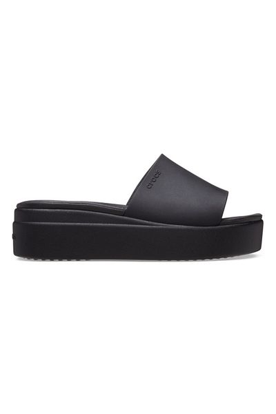 Crocs Brooklyn Slide Slippers Black - Black 41-42 Eu - W10 Us
