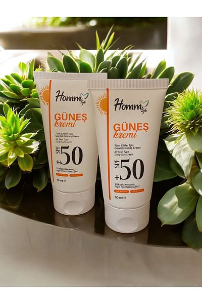 Homm Life 2 Pack Sunscreen 50 Spf 50 ml for All Skin Types