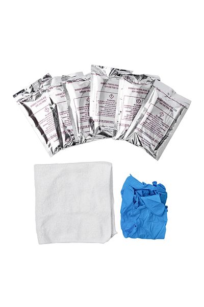 CAPE COD Metal cleaning kit: silver, gold, brass, copper, nickel, aluminum, stainless steel, pewter
