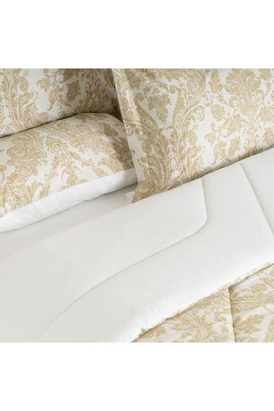 Boutique Blanche 6Pcs 100% Cotton Comforter Set, King 240*220Cm