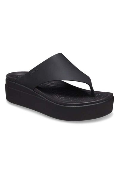 Crocs Brooklyn Flip Black - Black 41-42 Eu - W10 Us