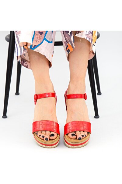 mei Women's Sandals WT006 Red |