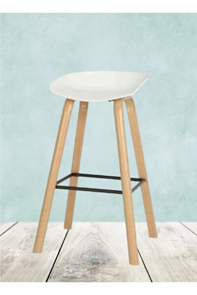 rexa كرسي مرتفع بقاعدة من الخشب الصلب وأرجل أنيقة متينة