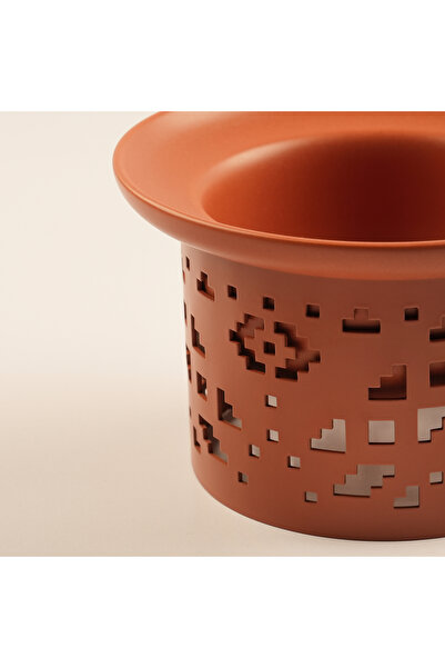 Dallaty Steel Nut Bowl Naseej Collection, Brown