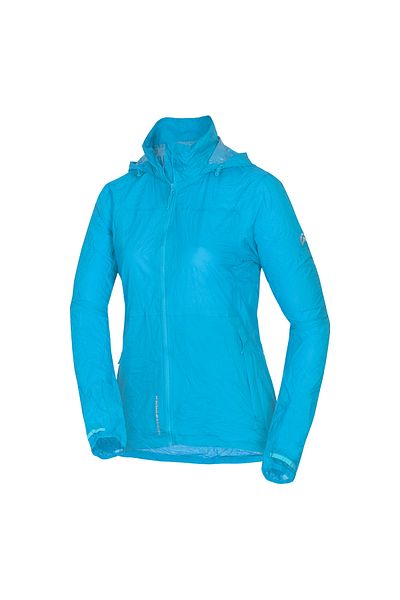 NORTHFINDER Jachetă multisport impermeabilă pentru femei, pliabilă, 2L, NORTHKIT albastră, 2XS