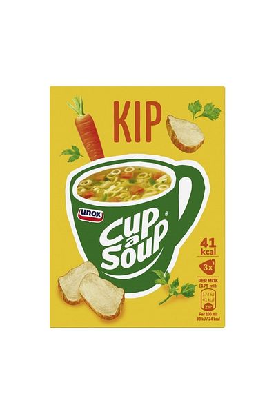 Unox Cup-a-Soup Instant Chicken Soup 3 x 12 g