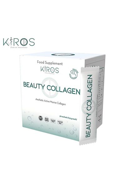 Kiros Diet KIROS BEAUTY COLLAGEN, Premium Anti-Aging Supplement with Marine Collagen, Hyaluronic Acid, and Natu