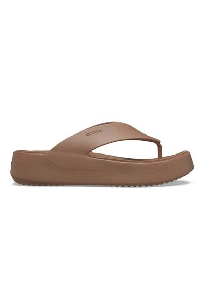 Crocs Getaway Platform Flip Flops 42-43 Eu - W11 Us Brown - Latte