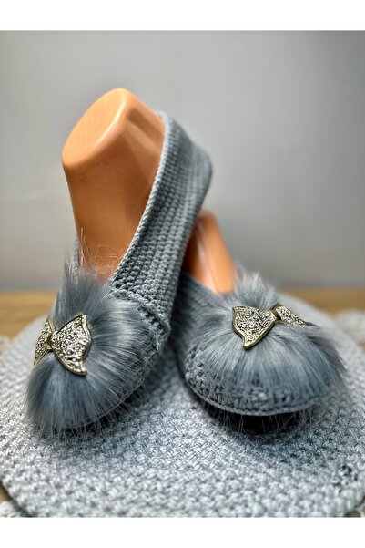 SBD EL ÖRGÜSÜ KEÇE TABANLI PATİK